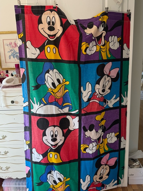 Disney Other - Set of 2 vintage disney curtain panels